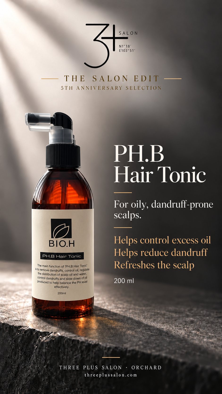PH.B Hair Tonic, 200 ml · PH.B 头皮养护液