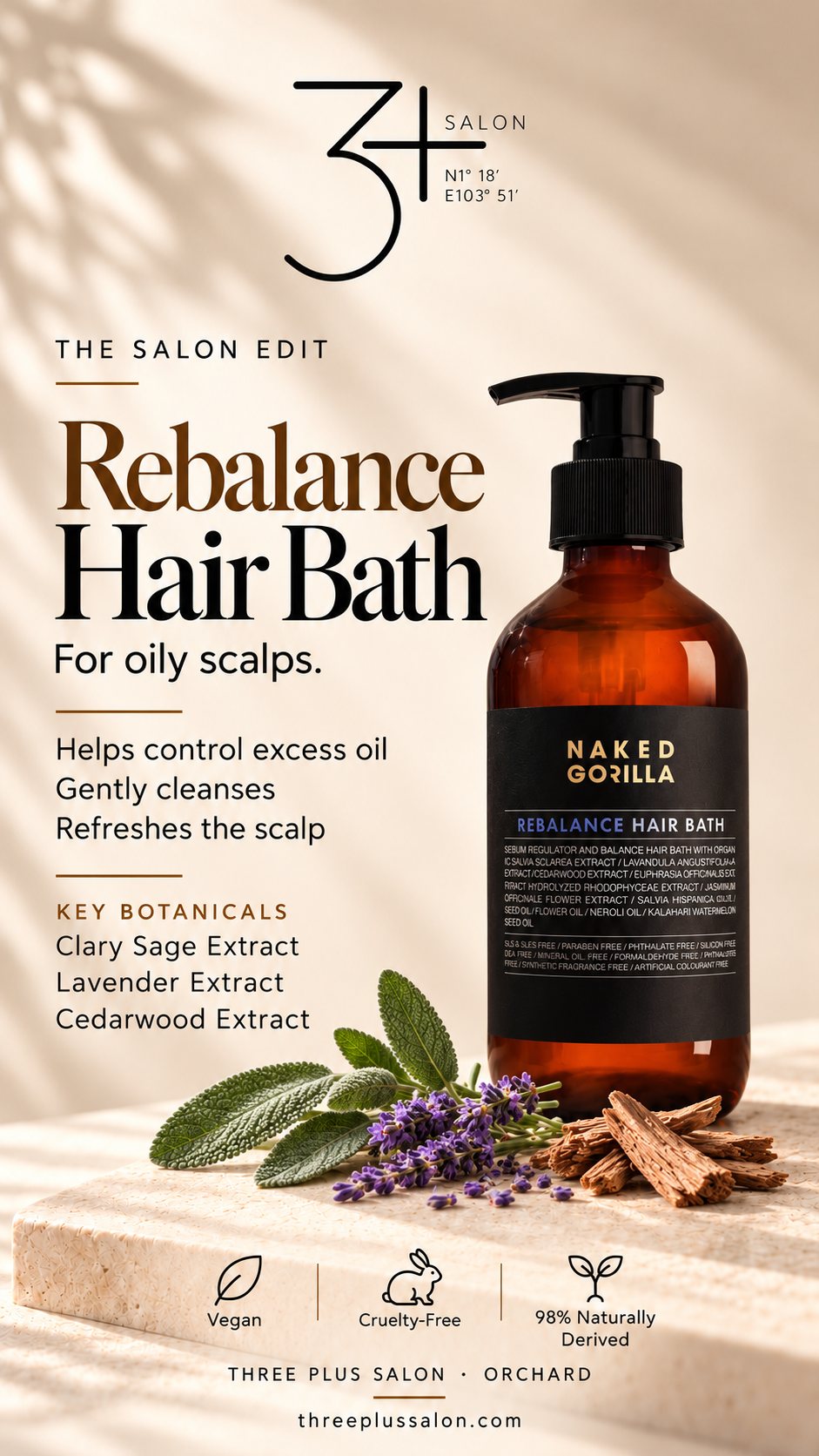 Rebalance Hair Bath · Rebalance 平衡洗发浴