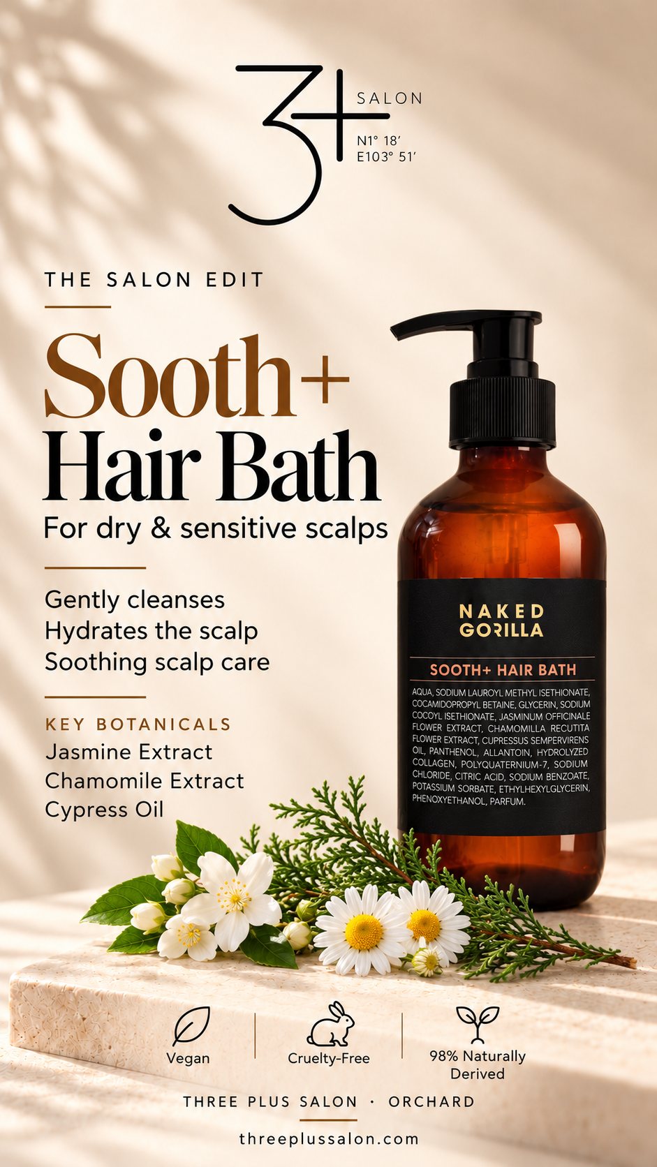 Sooth+ Hair Bath · Sooth+ 舒缓洗发浴